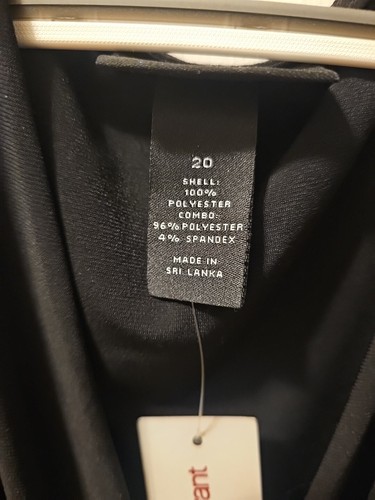 Lane Bryant Damen Übergröße 20 knielanges Sommerkleid floral bedruckt gefüttert - Bild 2 von 4