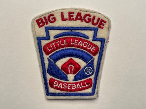 Vintage - Big League Little League Baseball Aufnäher (3 x 3 1/2 Zoll)