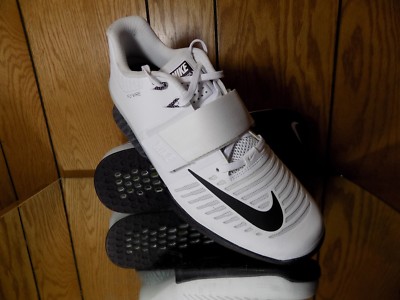 WMNS Nike Romaleos 3 Weightlifting Trainers White Black SZ 13