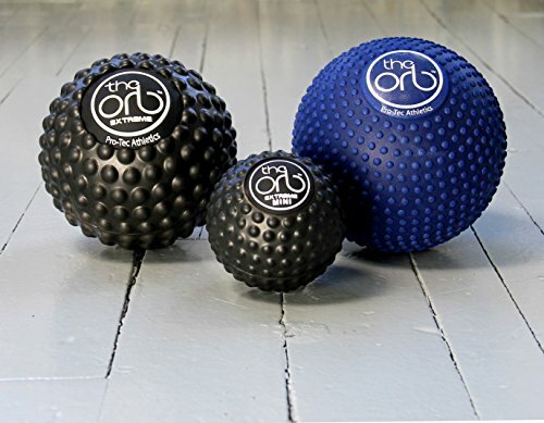 New The Orb Deep Tissue High Density Massage Ball 12cm Diameter Blue Uk view 2