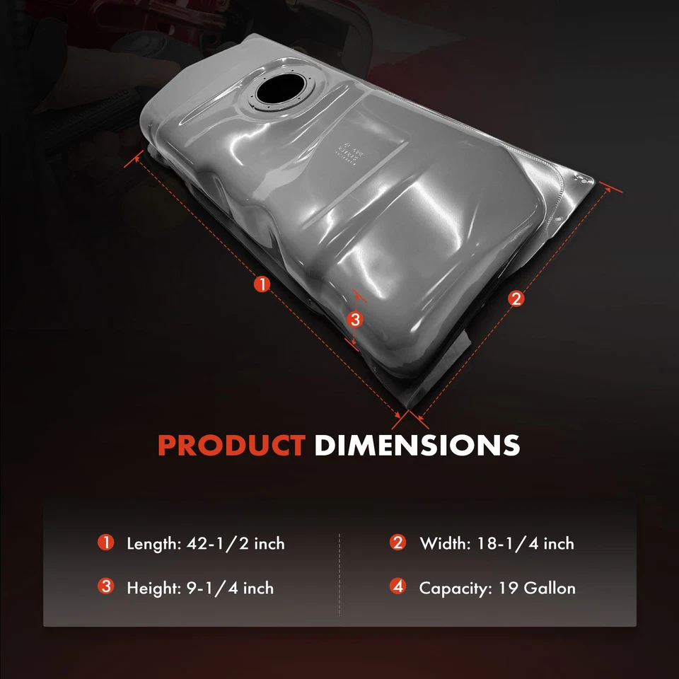 Tanque de combustible de 19 galones para Ford Crown Victoria Lincoln Town Car Mercury Marauder Foto 4 de 4