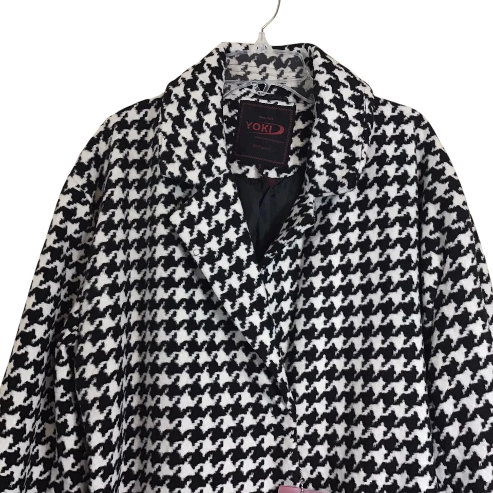 Yoki Peacoat Houndstooth Jacket NY Collection NWT - Image 3 of 4