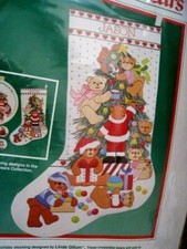 Dimensions Christmas Crewel Stitchery Stocking Kit,BEARY MERRY BEARS,Gillum,8061