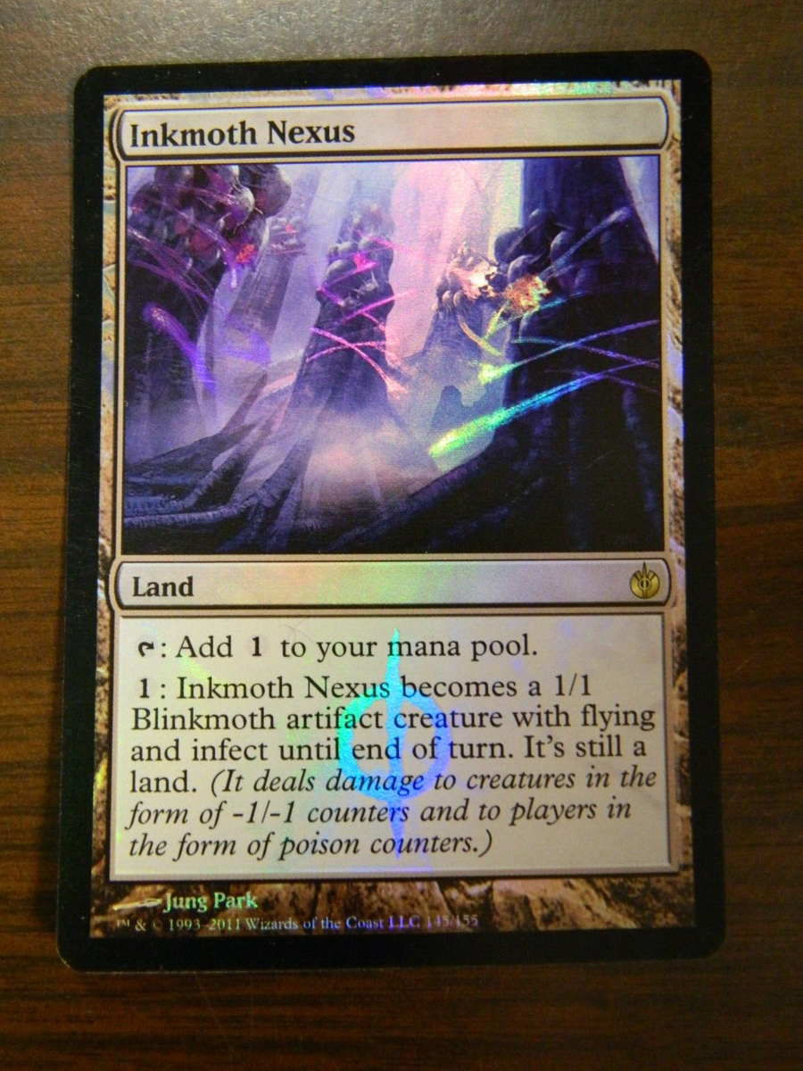 MTG FOIL Mirrodin Besieged Rare Inkmoth Nexus Excellent - NM
