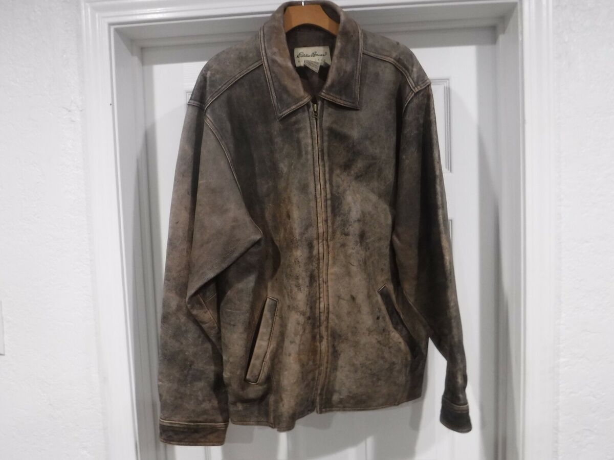 Vintage Eddie Bauer Since 1920- Brown Men's Leather Jacket Vintage Eddie Bauer Since 1920- Brown Men's Leather Jacket