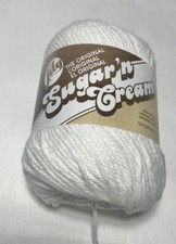 SUGAR  N CREAM COTTON YARN. 1 Pk. WHITE. I Combine Shipping. READ DETAILS