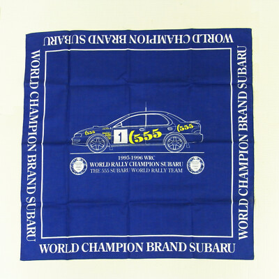 GOODS] 1995-1996 Subaru Impreza 555 WRC bandana handkerchief GC8