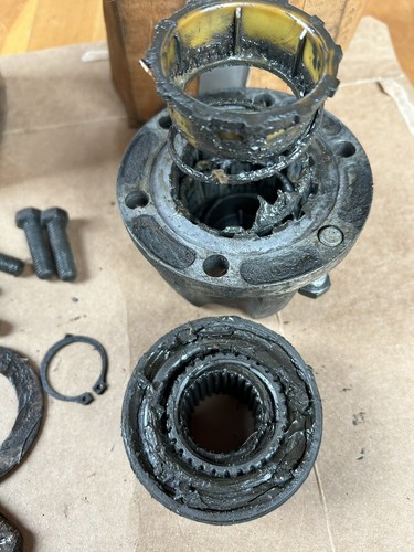 Set WARN 4X 4WD/2WD FRONT WHEEL LOCKING HUBS 1970s? M252? FOUR WHEEL DRIVE JEEP? - Foto 13 di 14