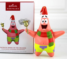 Hallmark Spongebob Squarepants Patrick Rings In The Season Ornament 2024 New