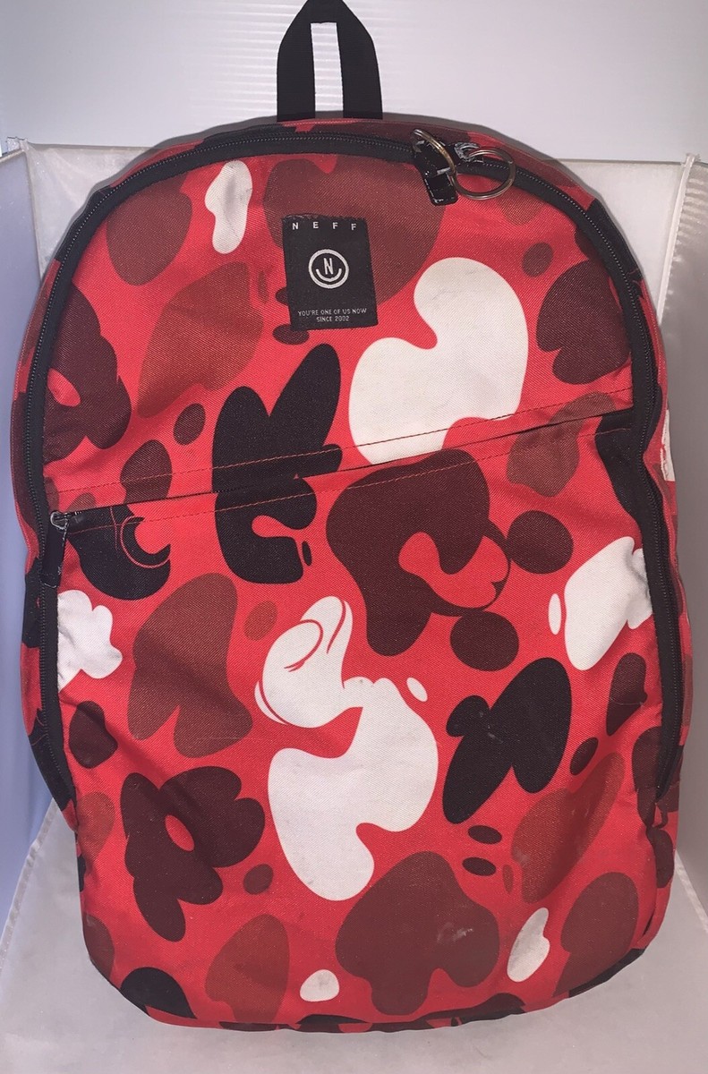NEFF ~ Disney Mickey Mouse Inspired Red Backpack | eBay
