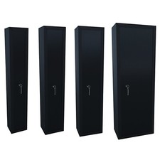 Armadio portafucili fuciliera in acciaio blindato con tesoretto 2 3 5 7 10 posti