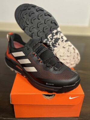 Size 11.5 - Adidas Terrex Skychaser Tech GORE-TEX'Black Semi Impact Orange' NEW