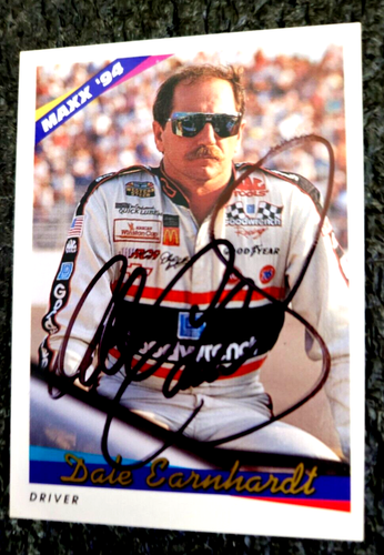 Dale Earnhardt Max 94 podpisana karta z autografem