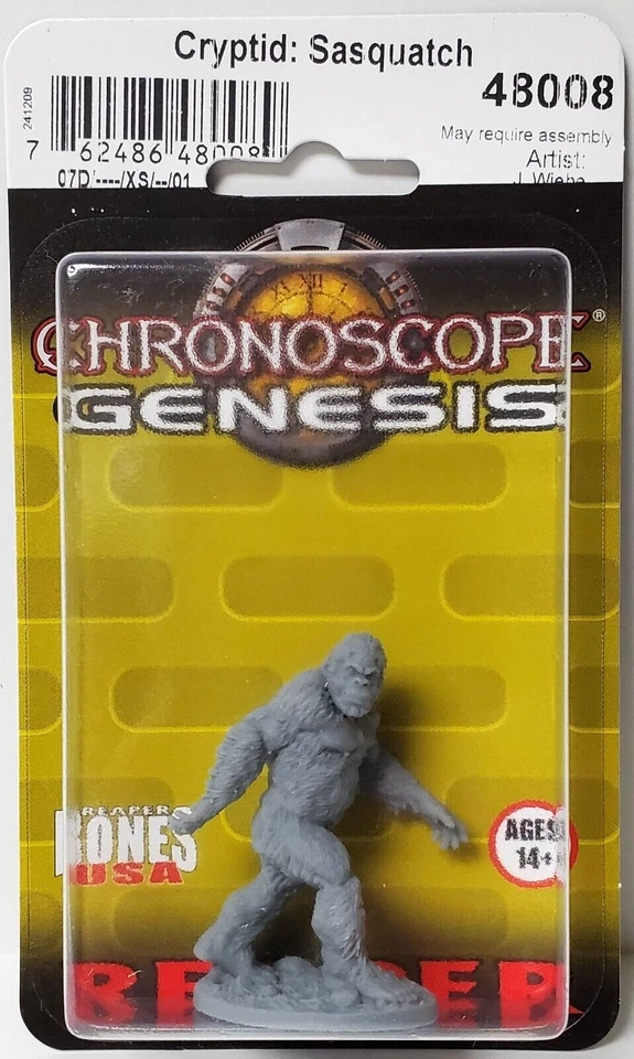 CRYPTID: SASQUATCH Reaper Miniatures Cronoscopio Génesis REM48008 Foto 3 de 4