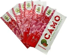 Camo Natural Leaf Wraps WATERMELON Self Rolling Herbal Wraps 6 Packs / 30 Sheets