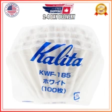 Kalita Wave Paper Coffee Filters I Larger Size 185 I 100 Count I Specially Pour