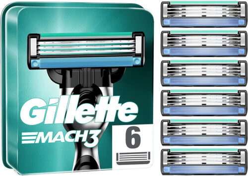 GILLETTE MACH 3 Rasierklingen ( 6er Pack ) NEU & OVP - Bild 1 von 4