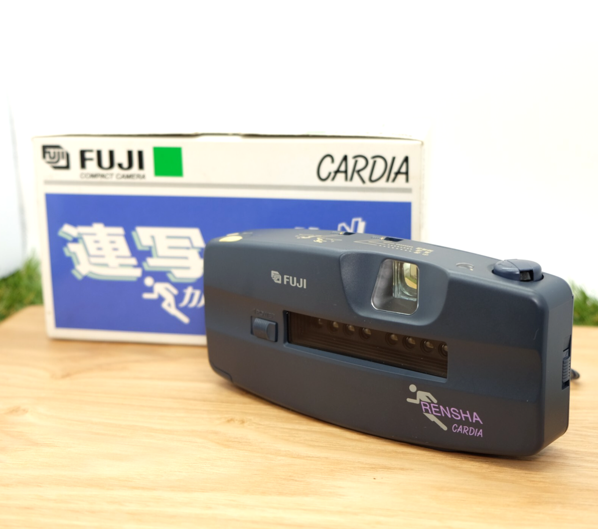 Fujifilm Rensha Cardia Byu-N 8 35mm Film Camera W/ Box Japan [Mint