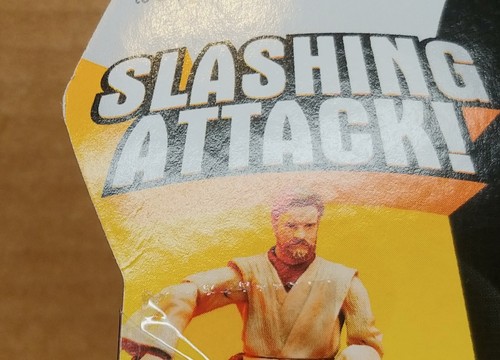 Star Wars ROTS Obi-Wan Slashing Attack Blue & Purple Card Variant Revenge Sith 1 - Picture 7 of 11