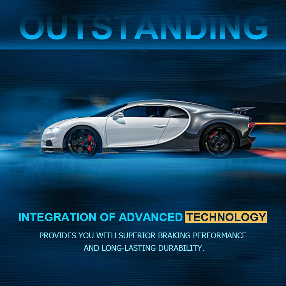 Front + Rear Ceramic Brake Pads Kit For Toyota Camry Lexus ES350 Avalon