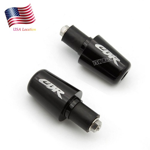 2 PIEZAS Para Honda CBR954RR CBR900RR CBR600RR CNC Manillar Extremo Enchufe Agarre Extremos Tapa - Imagen 4 de 10