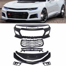 Fit 14-15 Chevy Camaro 5TH to 6TH Gen 1LE Style PP Front Bumper Cover Conversion