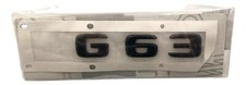 MERCEDES G-CLASA W463 Emblem schwarz hinten G63 ORIGINAL
