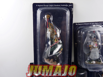 OPO 10 - Lot de 2 Figurines Soldats 1/32 60mm Napoléon 1er + Dragon de Ligne (N01+N03