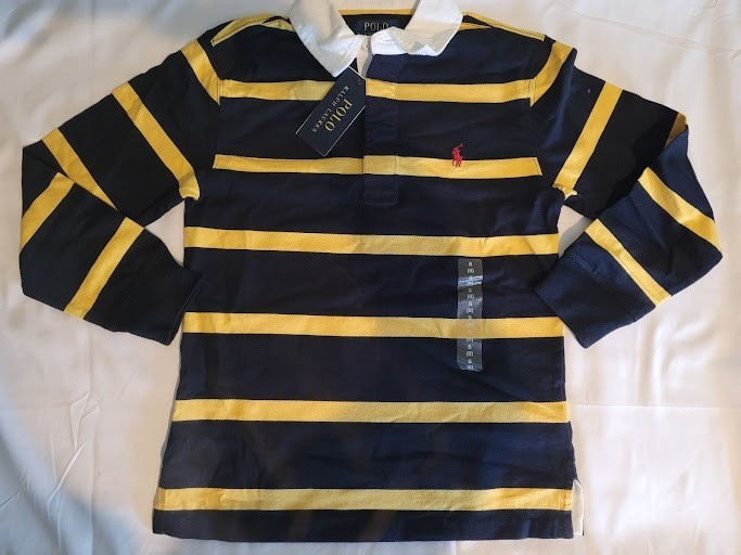 POLO RALPH LAUREN THE ICONIC RUGBY SHIRT SIZE S FRENCH NAVY POLO RALPH LAUREN THE ICONIC RUGBY SHIRT SIZE S FRENCH NAVY