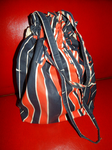 alter Strand Rucksack Tasche Wendezeit Vintage - Bild 3 von 7
