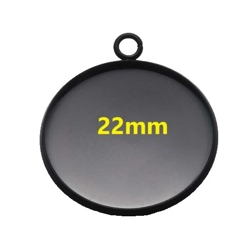 Stainless Steel Black Jewelry Making Charms & Pendants