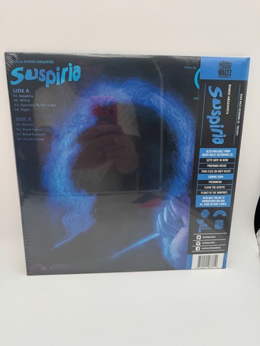 Suspiria Soundtrack LP von Goblin Blue/White Splatter Vinyl Limited 2022 Sealed - Bild 2 von 2