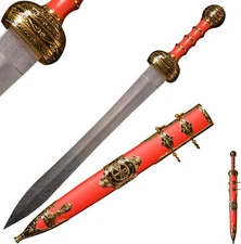 [OPEN BOX]Steel Gladius Roman Legion Sword Real Metal size,About 32"