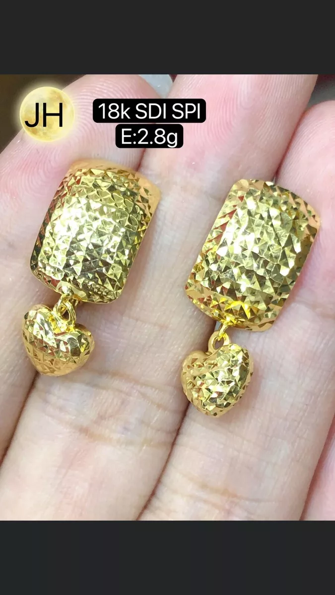 18 karat gold 2024 earrings with price