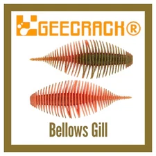 Geecrack Bellows Gill JDM Soft Plastic Baits SAF Material - Choose Size / Color