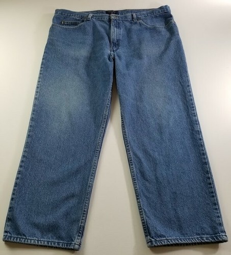 Saddlebred Men Denim Jeans 42 X 30 Blue 