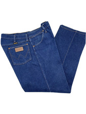 Wrangler Blue Denim Jeans 13MWZ Cotton EUC USA Made Missized Men's Sz 36 X 29*