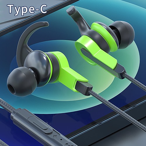 Typ C Hochwertiges Stereo InEar Mikrofon Kabelgebunden Kopfhörer Handy Laptop Tablet - Bild 19 von 27