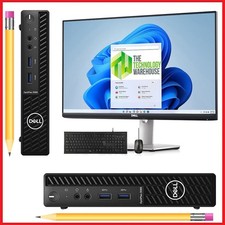 Dell Optiplex 3080 Micro PC Computer Intel i3-10100 CPU bis 4TB SSD Windows 11