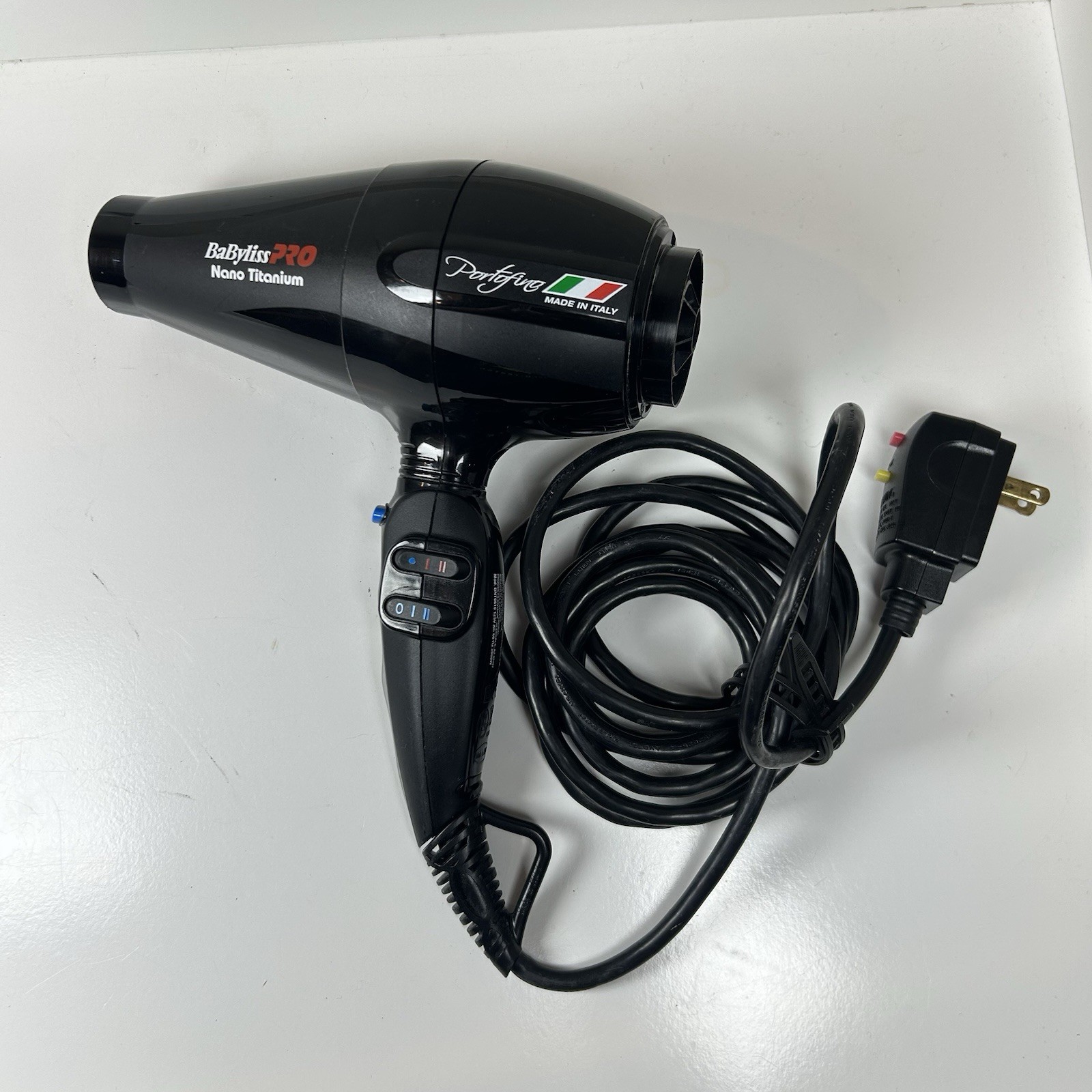 Babyliss Pro Nano Titanium Portofino 6600 Hair Dryer BNT6610 Black