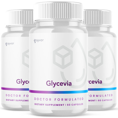 (3 Pack) Glycevia Pills Advanced Blood Health Support 180 Capsules