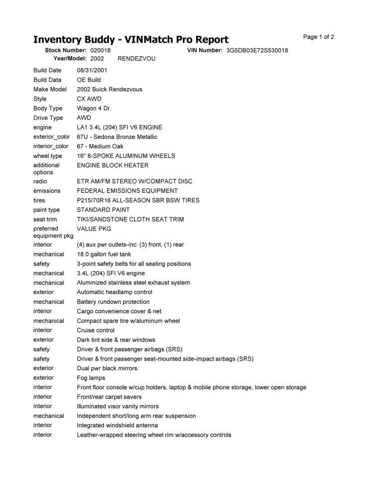 Transfer Case 3.5L Fits 02-06 RENDEZVOUS 367273 — 第 4/4 张图片