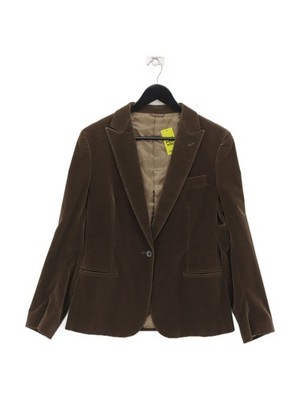 Tonello Women's Blazer Chest: 32 in Brown 100% Other Overcoat