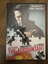 The Accountant DVD 2016 Brand New Not Sealed