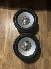 Rockford Fosgate 12 subwoofer e amplificatore vecchia scuola vintage ricambi e riparazione x2