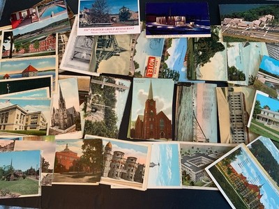 OHIO ~ THE BUCKEYE STATE - Lot of 100 Antique/Vintage Postcard Lot - Variety