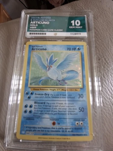 ACE 10 Articuno Classic Collection 009/034 Ace Graded Card