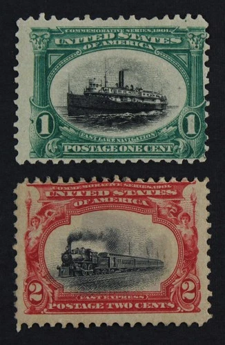 CKStamps: US Stamps Collection Scott#294 Mint HR OG #295 Unused Regum