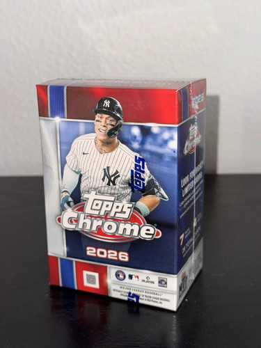 2026 Topps Chrome Baseball Blaster Value Box Factory Sealed