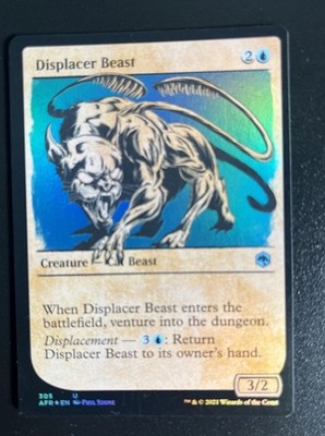 Displacer Beast (305) Showcase Adventures in the Forgotten Realms AFR MTG Magic